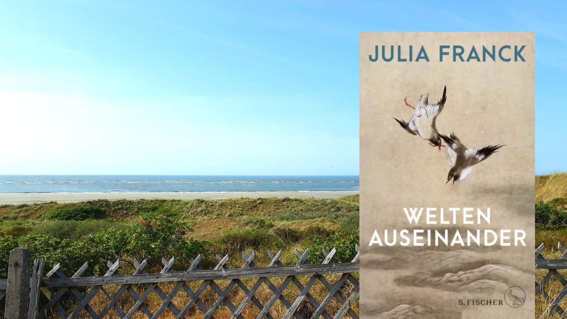 Buchcover: Julia Franck: „Welten auseinander“