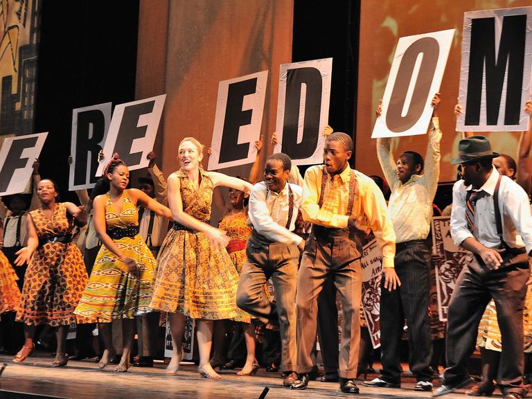 Musical "Mandela Trilogy" am Deutschen Theater München, undatiertes Probenfoto / - NUR IN ZUSAMMENHANG MIT BERICHTERSTATTUNG ÜBER DAS MUSICAL -