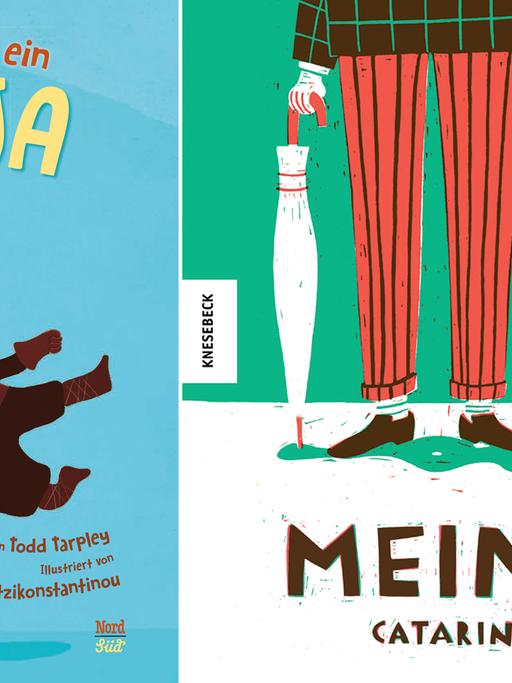 Buchcover: "Meine Oma ist ein Ninja" von Todd Tarpley und "Mein Opa" von Catarina Sobral