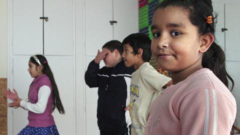 Schüler an einer Schule in Kerepes, am Stadtrand von Budapest, im November 2011