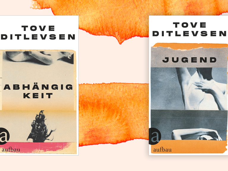 Zu sehen sind die Cover der Bücher "Abhängigkeit" und "Jugend" von Tove Ditlevsen.