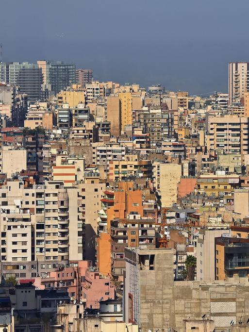 Blick auf die libanesische Hauptstadt Beirut