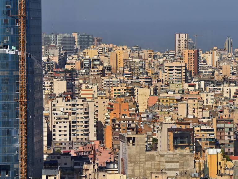 Blick auf die libanesische Hauptstadt Beirut