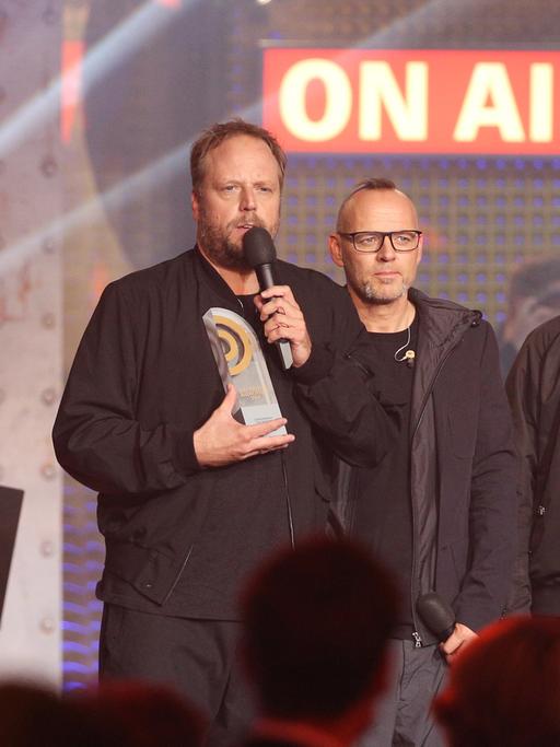 Die Fantastischen 4 bei der Verleihung des Deutschen Radiopreises 2014.
