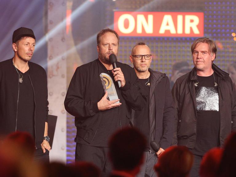 Die Fantastischen 4 bei der Verleihung des Deutschen Radiopreises 2014.
