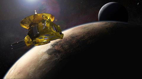 Computergrafik der NASA-Sonde New Horizons