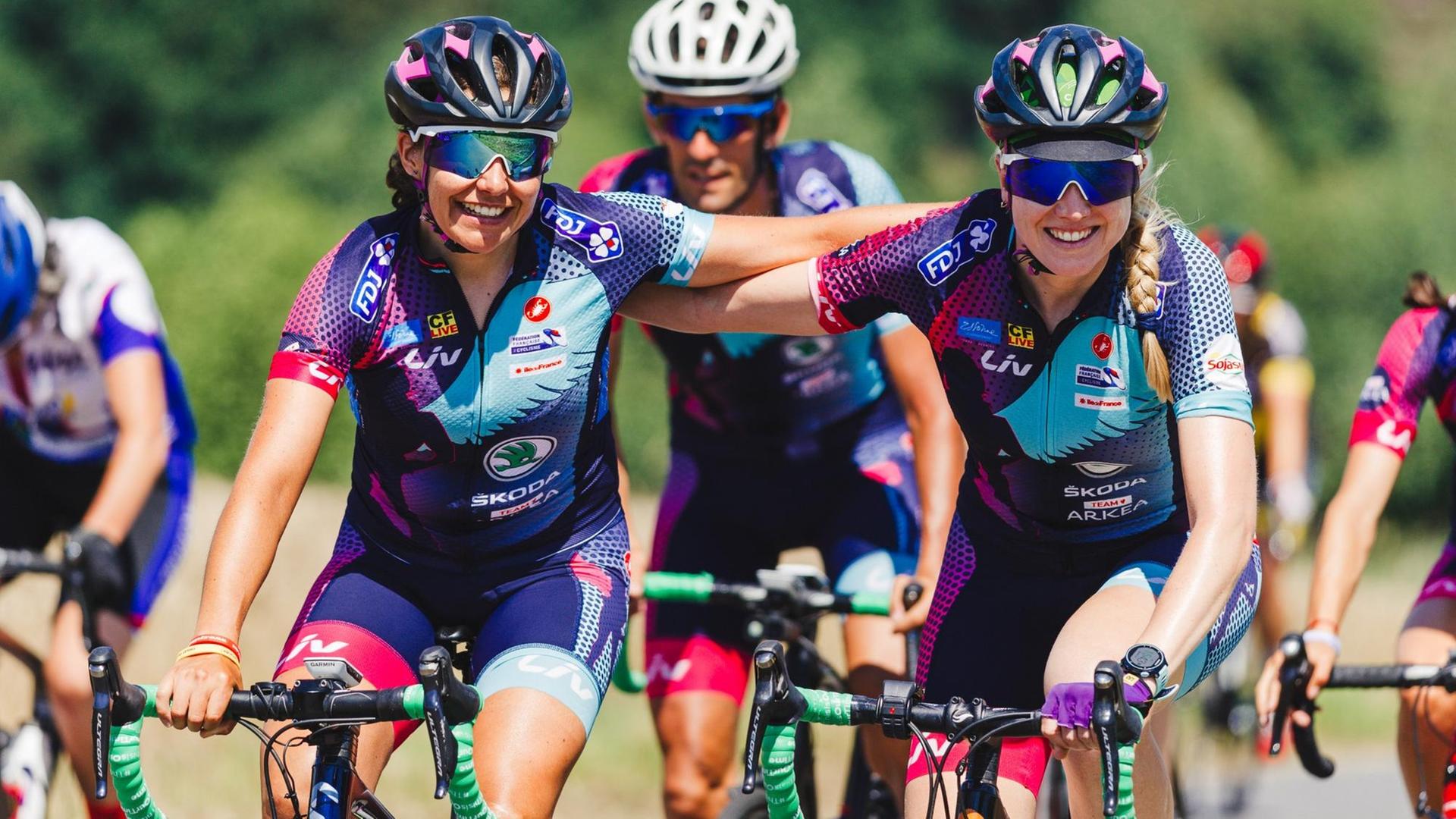 Radsport-Aktivistinnen von "Donnons des Elles au Vélo".