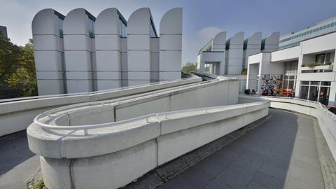 Außenaufnahme des Bauhaus-Archiv, Museum fuer Gestaltung, in Berlin