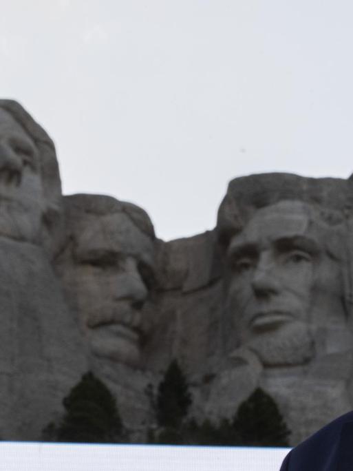 Donald Trump zum Nationalfeiertag am Mount Rushmore.