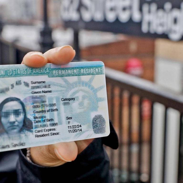 Die "Green Card" erlaubt den Aufenthalt und das Arbeiten in den USA.
