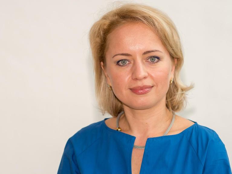 Die zukünftige Generalmusikdirektorin des Theater Magdeburg, Anna Skryleva.