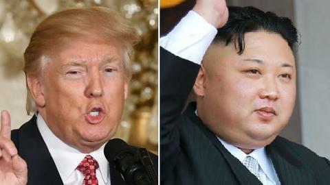 US-Präsident Donald Trump (links). Nordkoreas Staatschef Kim Jong Un.