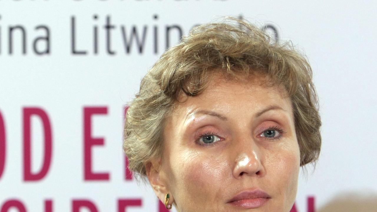 Die Witwe Alexander Litwinenkos, Marina Litwinenko.