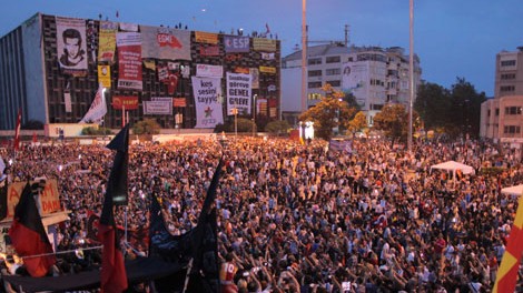 Istanbul, Gezi Park: Proteste gegen die türkische Regierung, Juni 2013