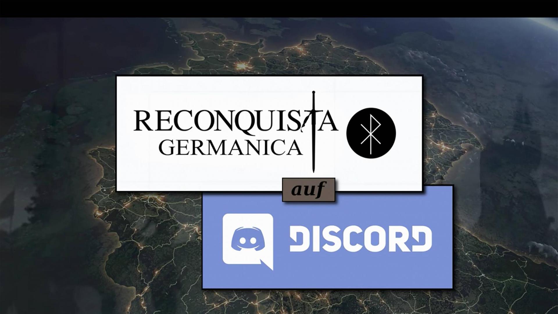 Schriftzug Reconquista Germanica