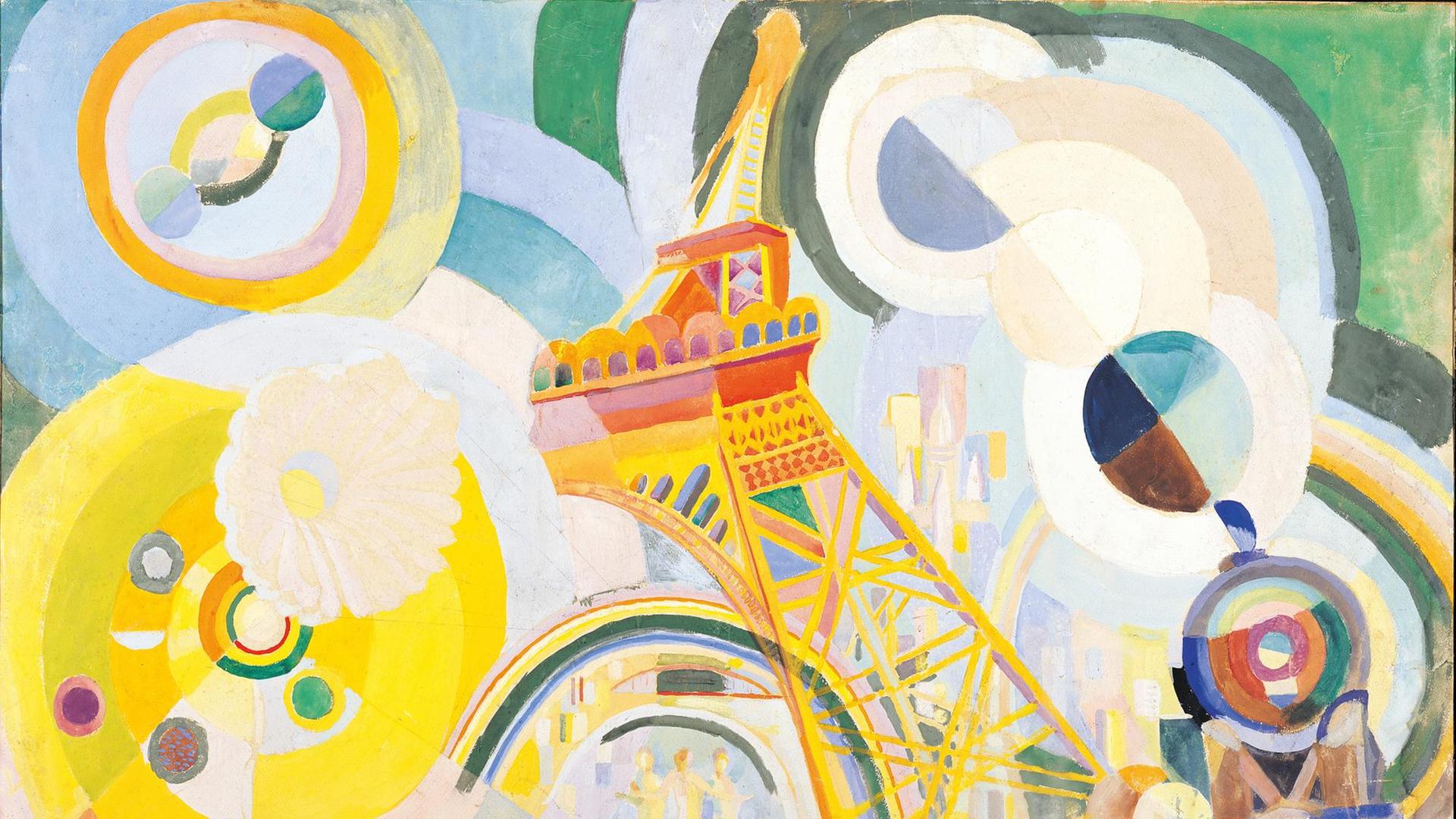 Air, Fer, Eau, Etude Robert Delaunay, Air, fer, eau. Étude pour un mural, 1936–1937 Gouache auf Papier und Holz, 47 x 74,5 cm Albertina, Wien. Sammlung Batliner