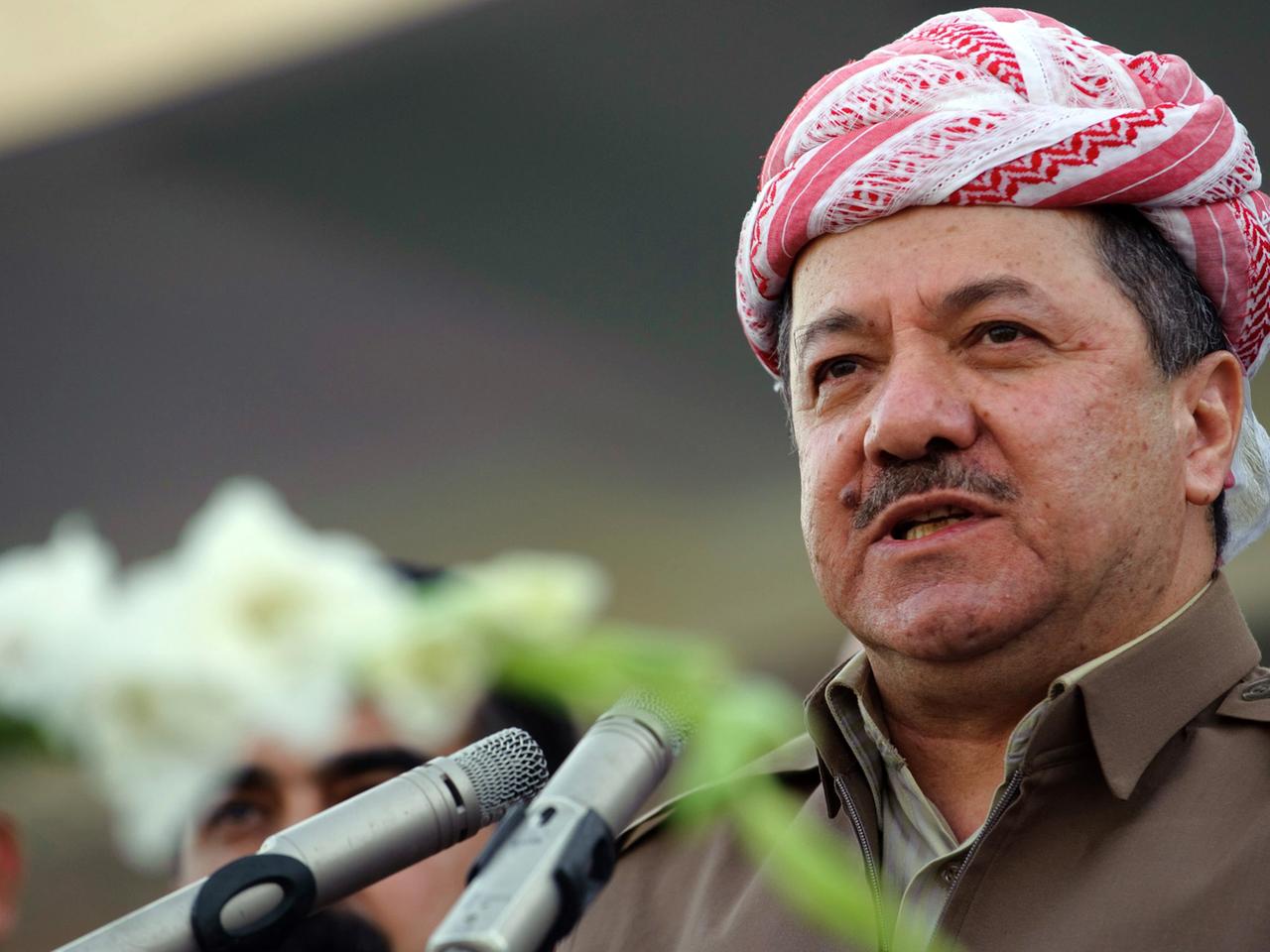 Kurden-Präsident Massud Barsani will die Unabhängigkeit vom Irak.