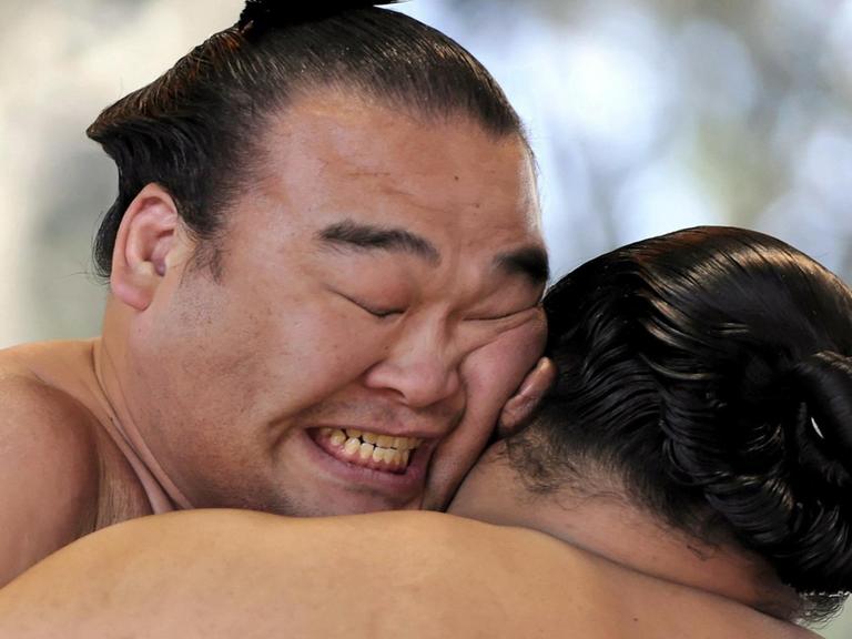 Wettbewerb der Sumo-Ringer in Tokio