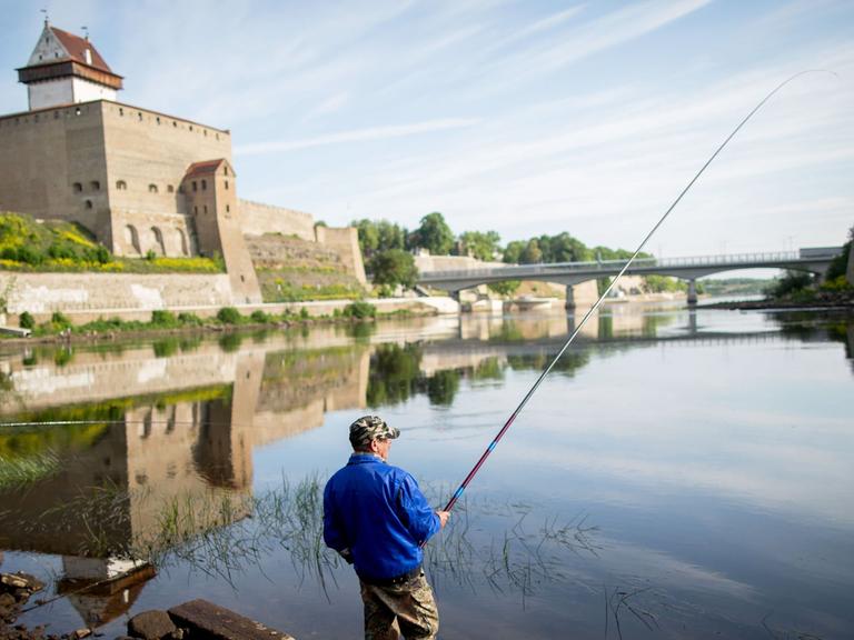 Stadt Narva in Estland
