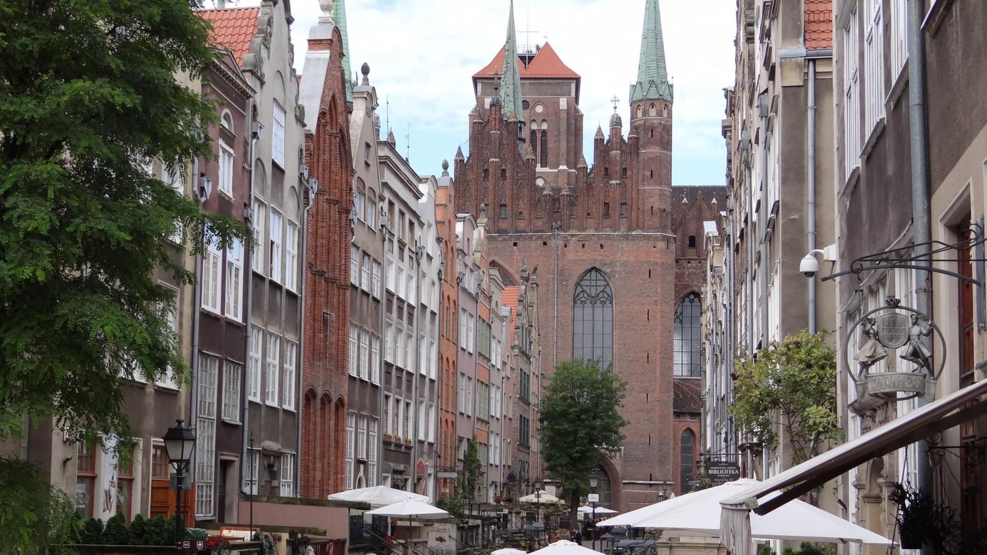 Die Altstadt von Danzig. Die Altstadt von Danzig.