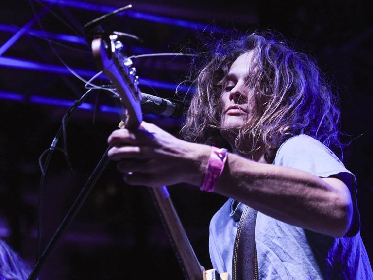 King Gizzard & The Lizard Wizard live auf der JBL Soundstage. Las Vegas, 18.04.2017