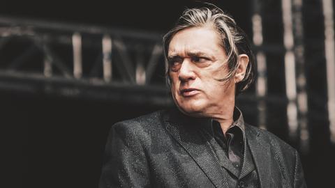 Einsturzende Neubauten live mit Blixa Bargeld in Kopenhagen bei einem Konzert (2018). 