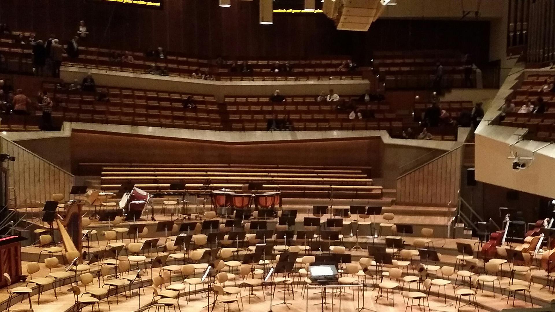 Blick in den Konzertsaal der Philharmonie Berlin