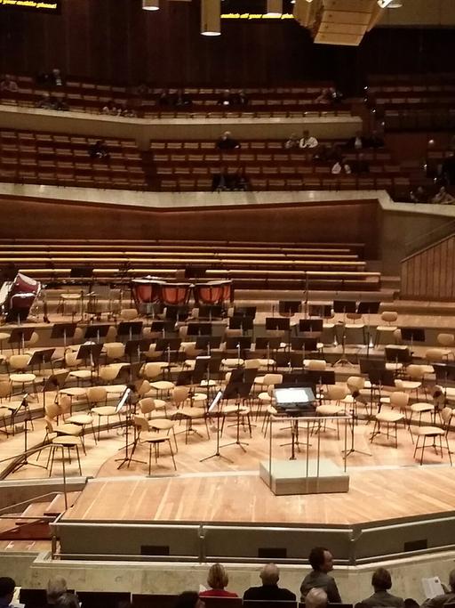 Blick in den Konzertsaal der Philharmonie Berlin