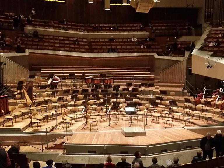Blick in den Konzertsaal der Philharmonie Berlin