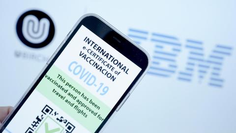 Digitaler Impfpass, entwickelt von den Firmen IBM und Urbich