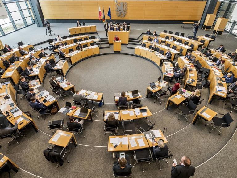 Plenarsitzung im Thüringer Landtag am 5. März 2020.