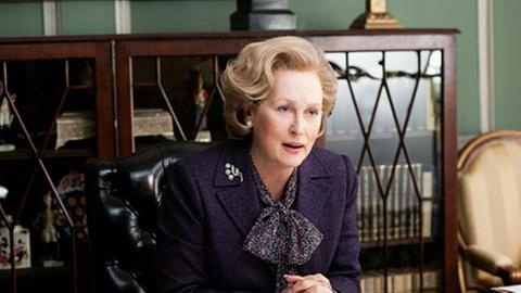 Meryl Streep als Margaret Thatcher in einer Szene des Films "Die eiserne Lady"