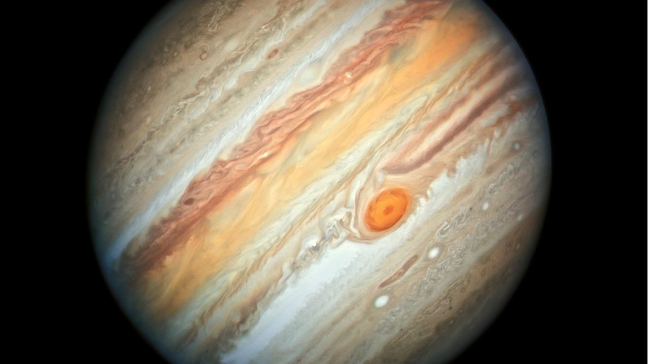  Der Riesenplanet Jupiter, aufgenommen vom Hubble-Weltraumteleskop am 27. Juni 2019 (NASA/ESA)