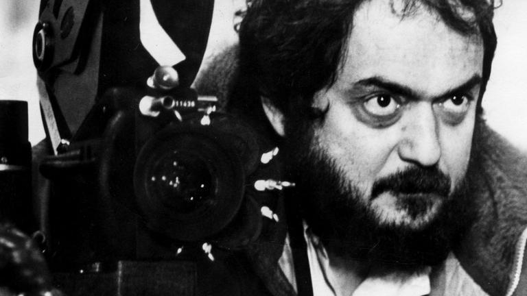 Der Regisseur Stanley Kubrick 1972 beim Dreh seines Films "A Clockwork Orange"