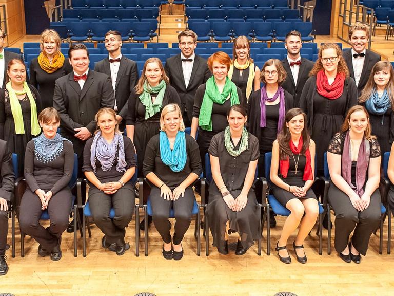 Der Landesjugendchor Sachsen-Anhalt.