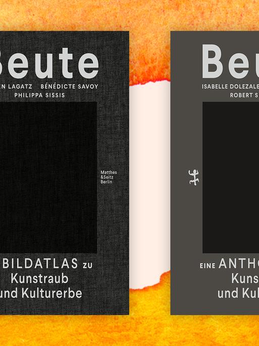 Die beiden Cover der Publikationen unter dem Titel "Beute".