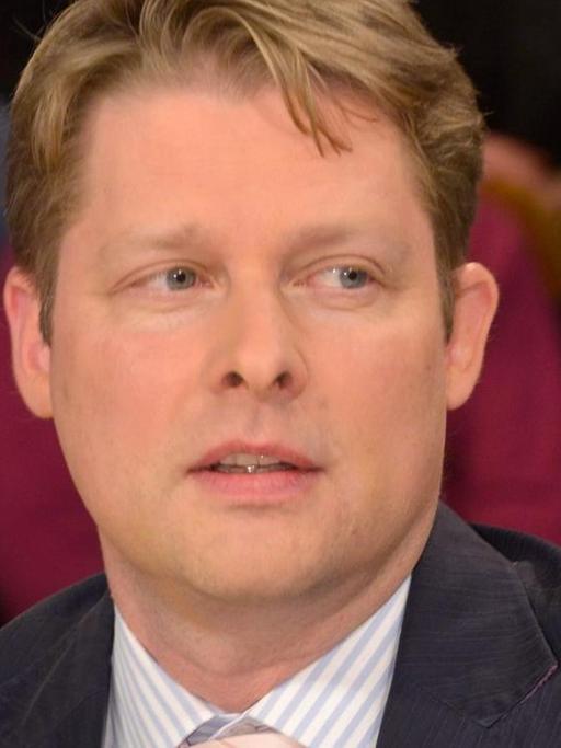 Guido Steinberg, Islamwissenschaftler und Terrorismusexperte, in einer Talkshow.
