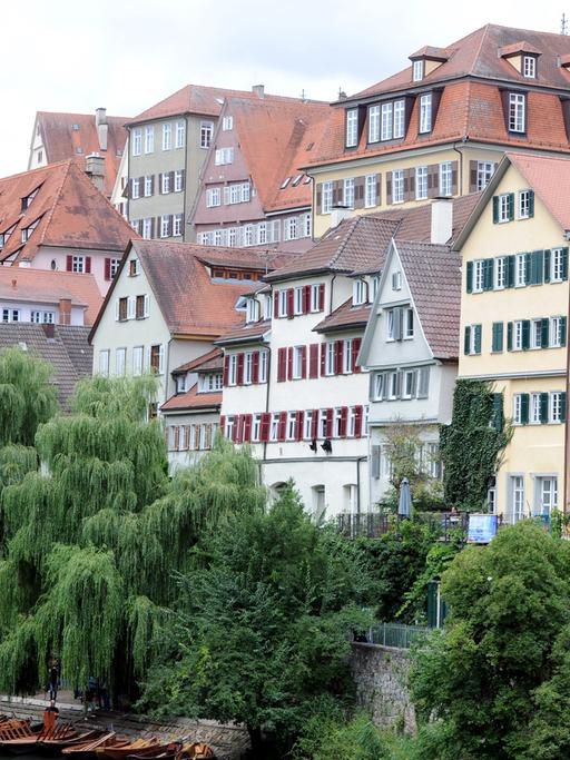 Die Altstadt von Tübingen am Neckar in Baden-Württemberg am Neckar, links der Hölderlinturm: Bei der Stadtentwicklung setzt man auf Baugemeinschaften.