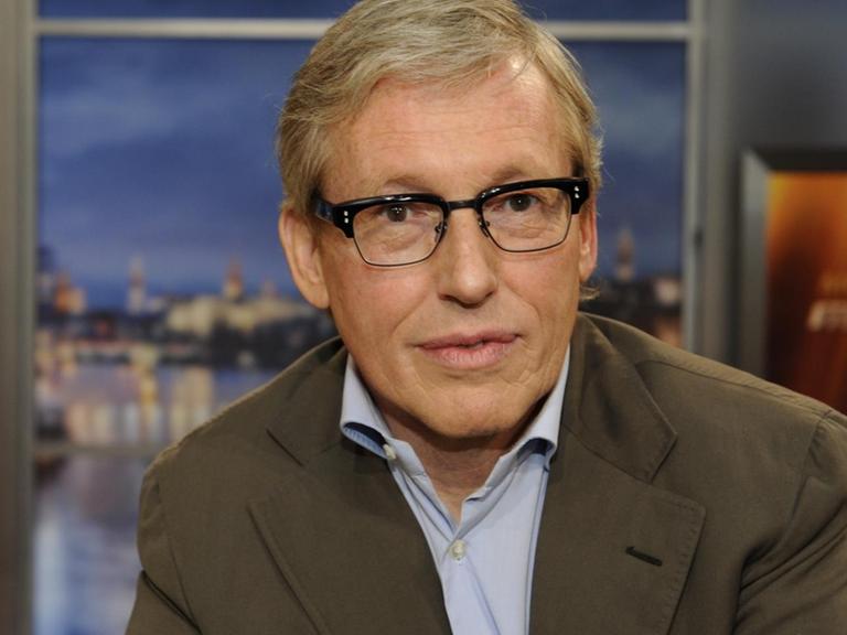 Der CDU-Politiker Oswald Metzger zu Gast bei der ARD-Talkshow "Menschen bei Maischberger" 2013.
