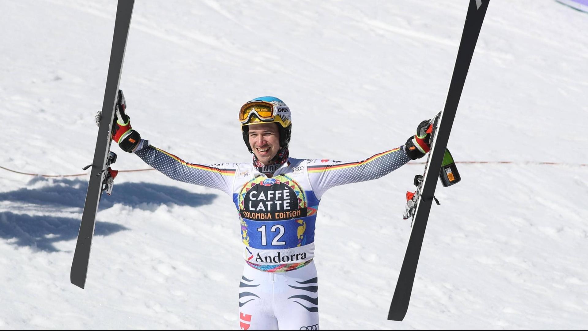 Felix Neureuther nach dem letzten Rennen seiner Karriere