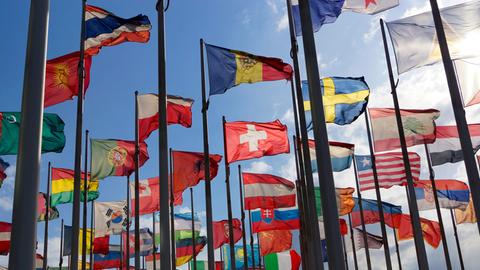 Flaggen aus aller Welt