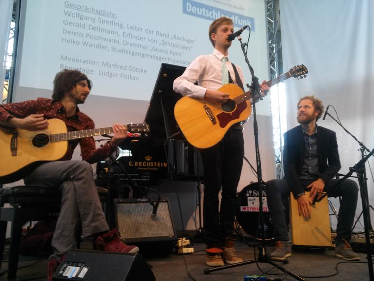 Die Band "Amsterdamn!" auf der Bühne.