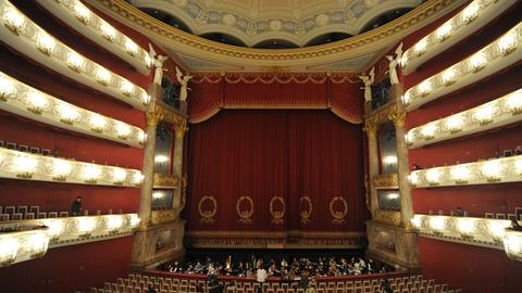 Saal der Bayerischen Staatsoper in München