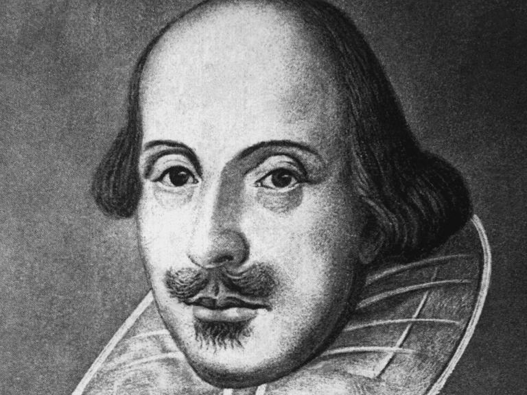 William Shakespeare in einer zeitgenössischen Darstellung.