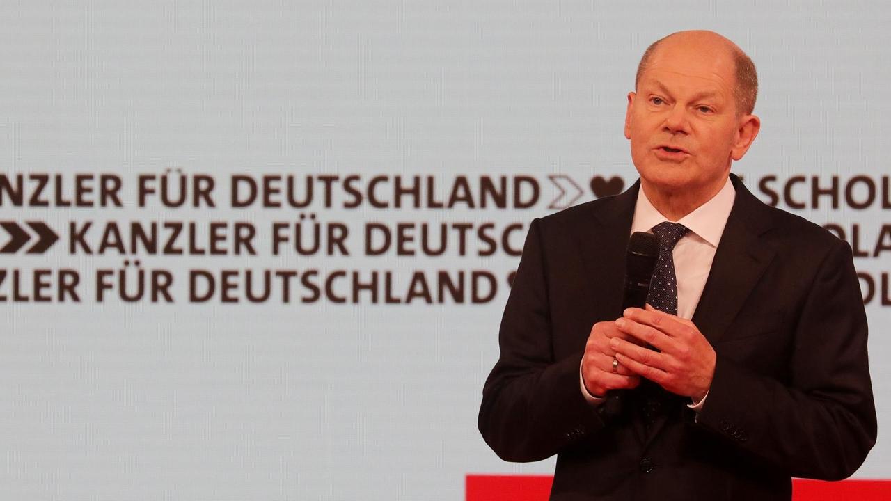 Olaf Scholz, Bundesfinanzminister und Kanzlerkandidat der SPD