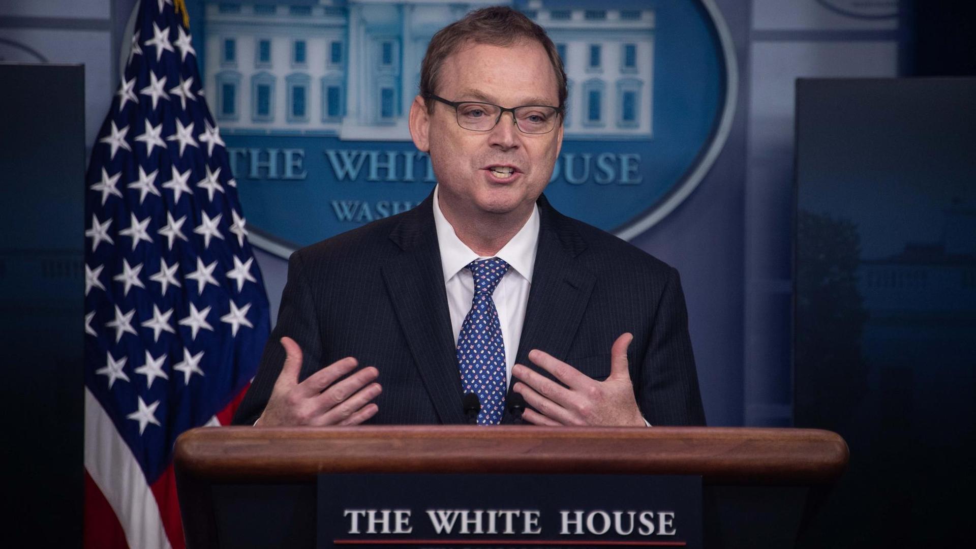 Kevin Hassett, bisher Vorsitzender des Rats der Wirtschaftsberater von US-Präsident Donald Trump Kevin Hassett, bisher Vorsitzender des Rats der Wirtschaftsberater von US-Präsident Donald Trump