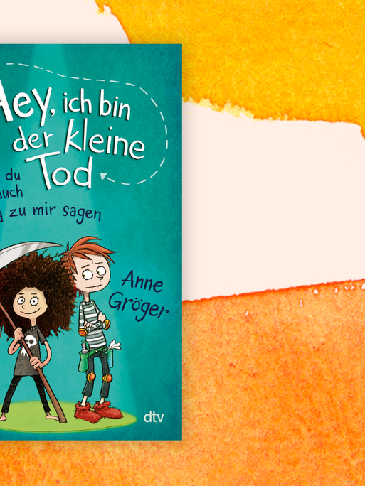Zu sehen ist das Cover des Buches "Hey, ich bin der kleine Tod" von Anne Gröger.