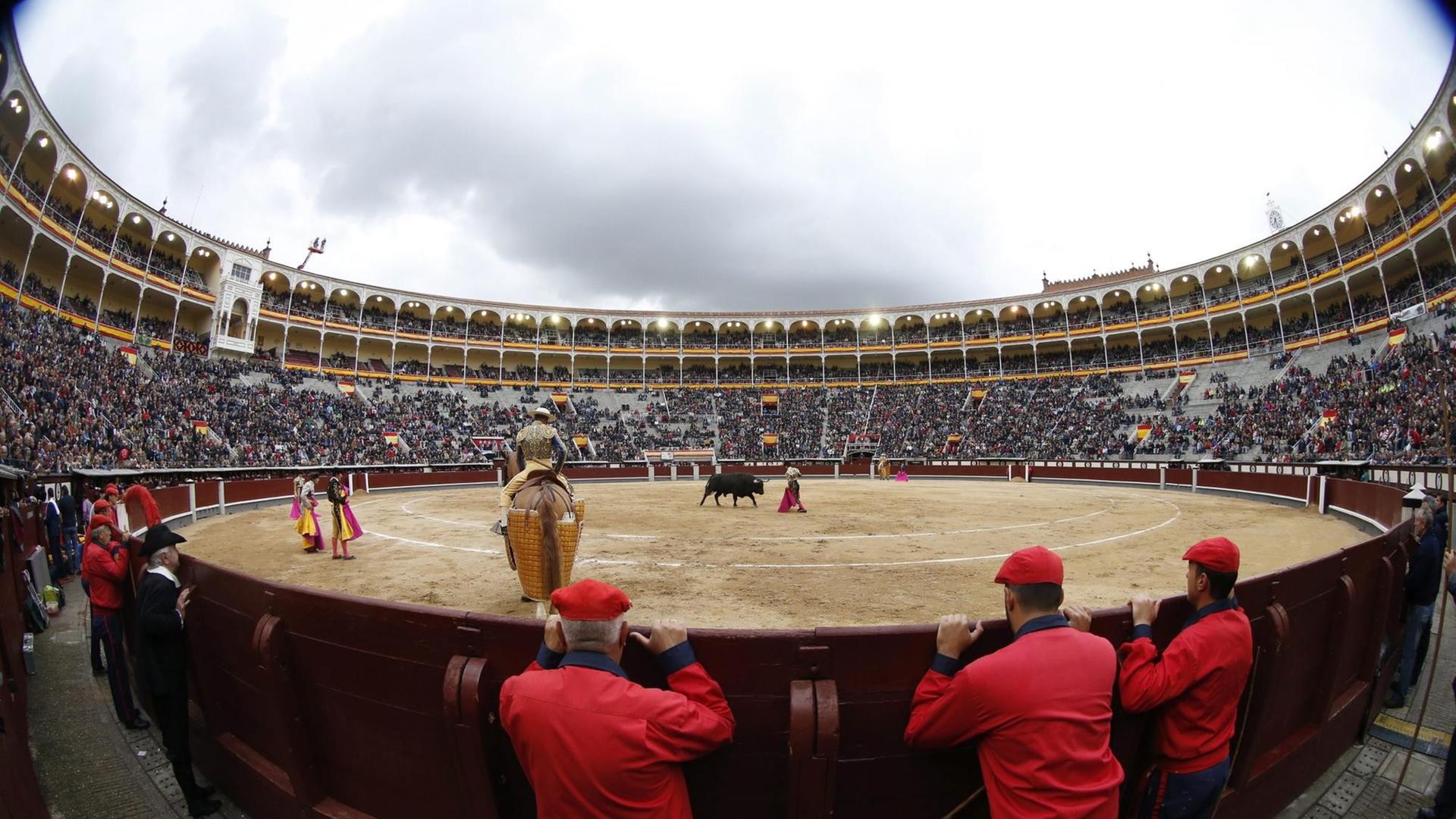 Blick in die Stierkampfarena "Las Ventas" in Madrid Blick in die Stierkampfarena "Las Ventas" in Madrid