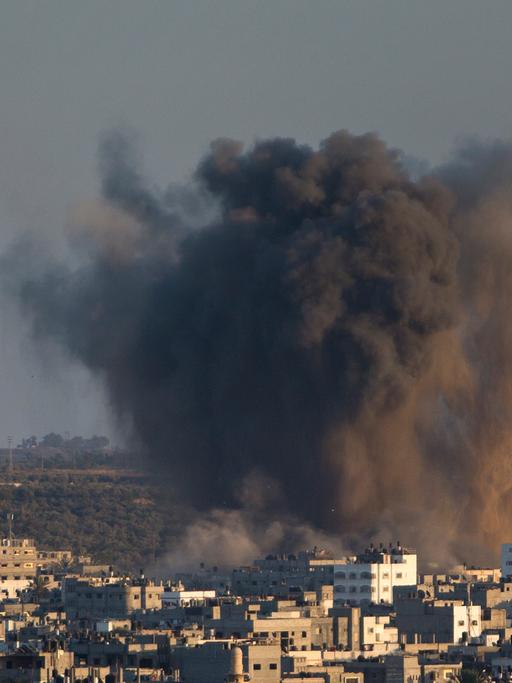 Israelischer Luftangriff im Gazastreifen am 20. August 2014