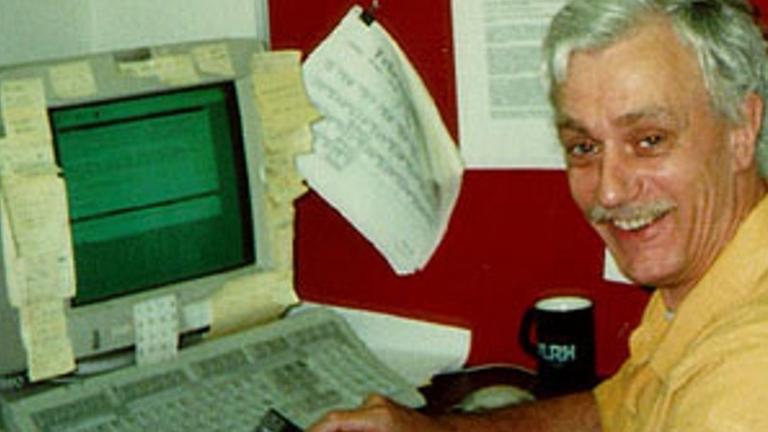 Jan van Paradijs (1946-1999) im Jahr 1993 bei Beobachtungen mit dem NASA-Compton-Observatorium